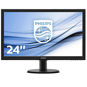 PHILIPS, Monitor desktop, 23 6 led mva  1920-1080  16 9, 243V5QHABA