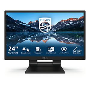 Philips Monitor LCD con SmoothTouch 242B9T/00, 60,5 cm (23.8''), 1920 x 1080 Pixeles, Full HD, IPS, 5 ms, Negro Philips Monitor LCD con SmoothTouch 242B9T/00, 60,5 cm (23.8''), 1920 x 1080 Pixeles, Full HD, IPS, 5 ms, Negro