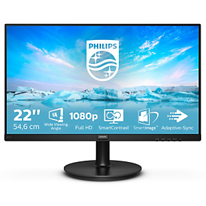 Philips V Line 221V8/00, 54,6 cm (21.5''), 1920 x 1080 Pixeles, Full HD, LED, 4 ms, Negro Philips V Line 221V8/00, 54,6 cm (21.5''), 1920 x 1080 Pixeles, Full HD, LED, 4 ms, Negro