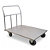 Pianale Maxi mm 1200x800 in acciaio inox con 2 ruote con freno - 8