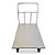 Pianale Maxi mm 1200x800 in acciaio inox con 2 ruote con freno - 6
