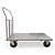 Pianale Maxi mm 1200x800 in acciaio inox con 2 ruote con freno - 7
