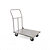 Pianale Medio mm 500x800 in acciaio inox AISI 304 con ruote girevoli - 1
