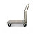 Pianale Medio mm 500x800 in acciaio inox AISI 304 con ruote girevoli - 2