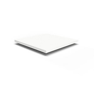 Piano per scrivania Linea Pronto, 80 x 80 cm, Bianco Piano per scrivania Linea Pronto, 80 x 80 cm, Bianco