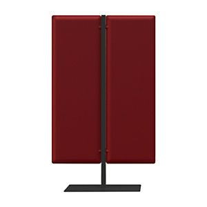 Piantana fonoassorbente mobile, h 140 cm, Rosso
