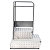 Piattaforma in alluminio 2 gradini  79 x 79 x 137 cm capacità 220 kg - 4