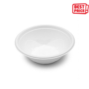 Piatto fondo monouso in polpa di cellulosa, Capacità 700 ml, Ø 13,5 cm, 17 g, Bianco (confezione 500 pezzi) Piatto fondo monouso in polpa di cellulosa, Capacità 700 ml, Ø 13,5 cm, 17 g, Bianco (confezione 500 pezzi)