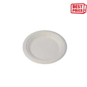 Piatto piano monouso in polpa di cellulosa, Ø 22,4 cm, 15 g, Bianco (confezione 500 pezzi) Piatto piano monouso in polpa di cellulosa, Ø 22,4 cm, 15 g, Bianco (confezione 500 pezzi)