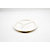 Piatto rotondo monouso a 3 scomparti in polpa di cellulosa, Ecologico, Ø 23 cm, 15 g, Bianco (confezione 50 pezzi) - 1