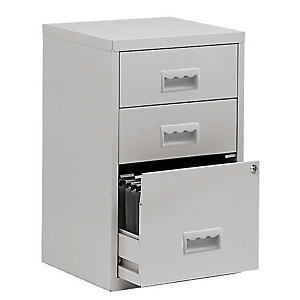 PIERRE HENRY Archivador 3 cajones gris Access PIERRE HENRY Archivador 3 cajones gris Access