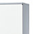 PIERRE HENRY Armario de puertas batientes Starting 105 (alt) aluminio/blanco - 2
