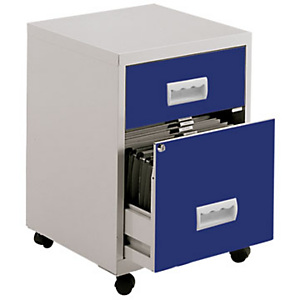 PIERRE HENRY Cajonera 2 cajones azul/gris Access PIERRE HENRY Cajonera 2 cajones azul/gris Access