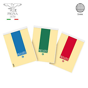 PIGNA Blocchi - Quadretto 5 mm (confezione 10 pezzi) PIGNA Blocchi - Quadretto 5 mm (confezione 10 pezzi)