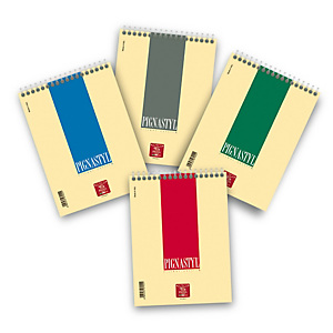 PIGNA Blocco Pignastyl spiralato - 1 rigo - A5 - 80gr - 60 fogli - Pigna PIGNA Blocco Pignastyl spiralato - 1 rigo - A5 - 80gr - 60 fogli - Pigna