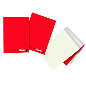 PIGNA Block Notes Master A4, 90 fogli bianchi, Carta da 80 g/m², Colori assortiti (confezione 5 pezzi)