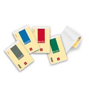 PIGNA Block Notes Pignastyl A6, 70 fogli a quadretti 5 mm, Carta da 80 g/m², Colori assortiti (confezione 20 pezzi)
