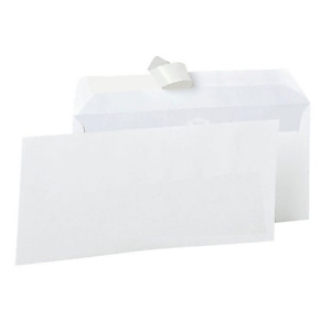 PIGNA Busta commerciale, Autoadesiva, 110 x 230 mm, Bianco (confezione 50 pezzi) PIGNA Busta commerciale, Autoadesiva, 110 x 230 mm, Bianco (confezione 50 pezzi)