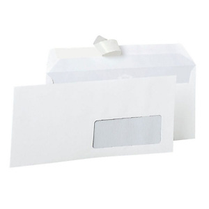 PIGNA Busta commerciale, Con finestra, Autoadesiva, 110 x 230 mm (confezione 500 pezzi) PIGNA Busta commerciale, Con finestra, Autoadesiva, 110 x 230 mm (confezione 500 pezzi)
