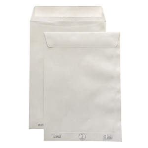 PIGNA Buste a sacco in carta riciclata Kami, Chiusura con strip adesivo, 16,2 x 22,9 cm, Bianco (confezione 500 pezzi) PIGNA Buste a sacco in carta riciclata Kami, Chiusura con strip adesivo, 16,2 x 22,9 cm, Bianco (confezione 500 pezzi)