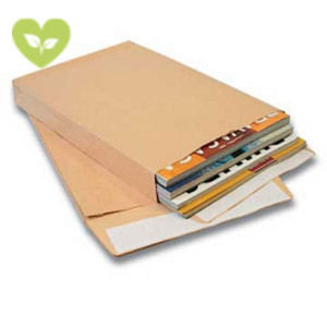 PIGNA ENVELOPES Busta per catalogo, Autoadesiva, Carta Kraft, 330 x 230 mm, Avana (confezione 250 pezzi)