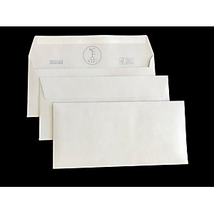 PIGNA ENVELOPES Buste in carta riciclata Kami, Senza finestra, Strip adesivo, 11 x 23 cm (confezione 500 pezzi)
