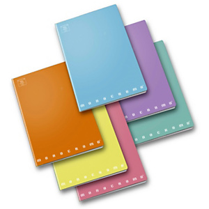 PIGNA Monocromo Pastel Quaderno A4, 42 fogli a quadretti 4 mm, Senza margini, Copertina plastificata, Colori assortiti (confezione 10 pezzi) PIGNA Monocromo Pastel Quaderno A4, 42 fogli a quadretti 4 mm, Senza margini, Copertina plastificata, Colori assortiti (confezione 10 pezzi)