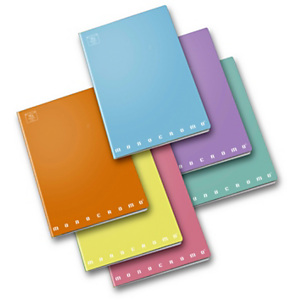 PIGNA Monocromo Pastel Quaderno A4, 42 fogli a righe, Senza margini, Copertina plastificata, Colori assortiti (confezione 10 pezzi) PIGNA Monocromo Pastel Quaderno A4, 42 fogli a righe, Senza margini, Copertina plastificata, Colori assortiti (confezione 10 pezzi)