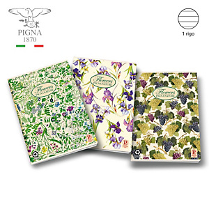PIGNA Quaderni Nature A4, 42 fogli 1 rigo, Senza margini, Copertina in cartoncino, Colori assortiti (confezione 10 pezzi) PIGNA Quaderni Nature A4, 42 fogli 1 rigo, Senza margini, Copertina in cartoncino, Colori assortiti (confezione 10 pezzi)