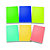 PIGNA Quaderno Monocromo Green, A4, 42 fogli a quadretti 4 mm, Copertina plastificata, Colori assortiti (confezione 10 pezzi) - 1