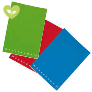 PIGNA Quaderno a righe Monocromo, A5, Copertina in carta plastificata lucida da 240 g/m², Colori Assortiti (confezione 10 pezzi) PIGNA Quaderno a righe Monocromo, A5, Copertina in carta plastificata lucida da 240 g/m², Colori Assortiti (confezione 10 pezzi)