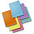 PIGNA Quaderno a righe Monocromo Pastel, A4, Senza margini, Copertina in carta plastificata opaca da 240 g/m², Colori assortiti (confezione 10 pezzi) - 1