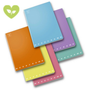 PIGNA Quaderno a righe Monocromo Pastel, A4, Senza margini, Copertina in carta plastificata opaca da 240 g/m², Colori assortiti (confezione 10 pezzi) PIGNA Quaderno a righe Monocromo Pastel, A4, Senza margini, Copertina in carta plastificata opaca da 240 g/m², Colori assortiti (confezione 10 pezzi)