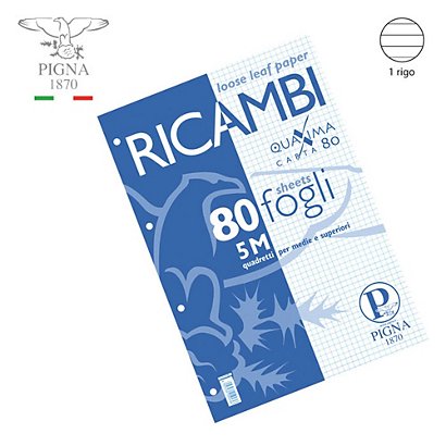PIGNA Ricambi - F.to A4 - 1 rigo - 1
