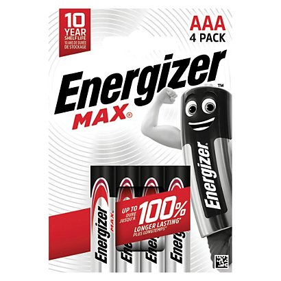 Piles Alcalines Energizer Max LR03 AAA, lot 4 - 1