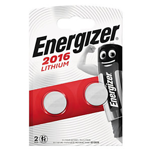 Piles boutons lithium ENERGIZER CR2016