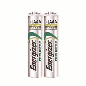 Piles rechargeables Energizer Extrême 700mAh LR03 AAA, lot de 2