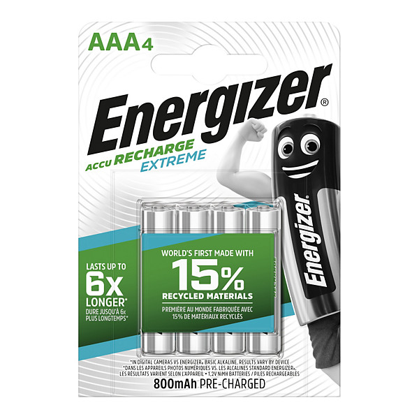 Piles rechargeables Extrême ENERGIZER AA - 1