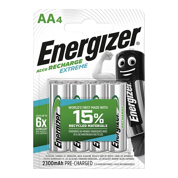 Piles rechargeables Extrême ENERGIZER - 2