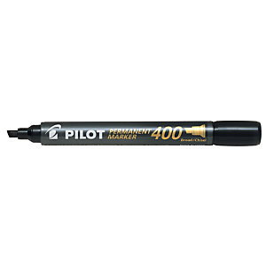 Pilot 400 Marqueur permanent pointe biseautée 4 mm noir