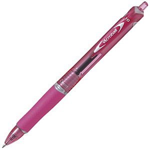Pilot Acroball Begreen Bolígrafo retráctil de punta de bola, punta mediana de 1 mm, cuerpo rosa de resina con grip, tinta rosa Pilot Acroball Begreen Bolígrafo retráctil de punta de bola, punta mediana de 1 mm, cuerpo rosa de resina con grip, tinta rosa