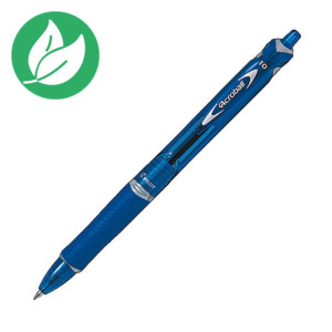 Pilot Begreen Acroball Stylo roller rétractable pointe moyenne 1 mm bleu Pilot Begreen Acroball Stylo roller rétractable pointe moyenne 1 mm bleu
