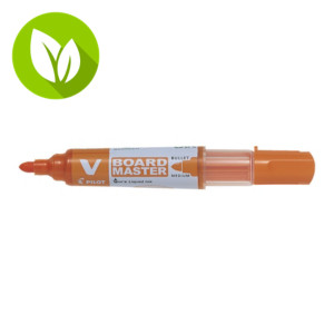 Pilot Begreen Begreen V-Board Master, Rotulador de pizarra, punta ojival de 6,0 mm, naranja Pilot Begreen Begreen V-Board Master, Rotulador de pizarra, punta ojival de 6,0 mm, naranja