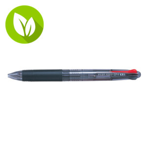 Pilot Begreen Combi Feed GP4 Bolígrafo 4 colores retráctil de punta de bola, punta mediana, cuerpo reciclado, colores de tinta variados: negro, azul, verde, rojo