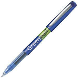 Pilot Begreen Greenball, Bolígrafo de punta de bola, punta fina de 0,7 mm, cuerpo azul, tinta azul