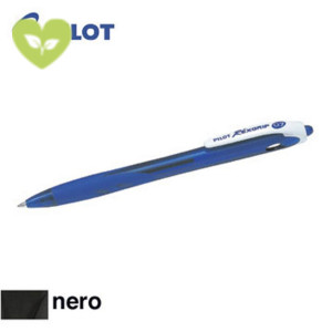 Pilot Begreen Rexgrip Penna a sfera a scatto, Punta fine, Fusto nero con grip, Inchiostro nero (confezione 10 pezzi) Pilot Begreen Rexgrip Penna a sfera a scatto, Punta fine, Fusto nero con grip, Inchiostro nero (confezione 10 pezzi)