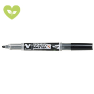 Pilot BEGREEN V-Board Master S Marcatore per lavagna, Punta tonda extra fine da 1,3 mm, Nero Pilot BEGREEN V-Board Master S Marcatore per lavagna, Punta tonda extra fine da 1,3 mm, Nero