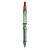 Pilot Ecoball Begreen Bolígrafo retráctil de punta de bola, punta mediana de 1,0 mm, cuerpo de plástico traslúcido, reciclado, tinta rojo - 1