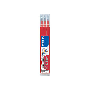 PILOT Encre recharges pour FriXion Ball ou FriXion Clicker gel encre stylos rouge