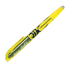 PILOT Evidenziatore cancellabile Frixion Light - punta a scalpello 4,0mm - tratto 3,3mm - giallo PILOT Evidenziatore cancellabile Frixion Light - punta a scalpello 4,0mm - tratto 3,3mm - giallo